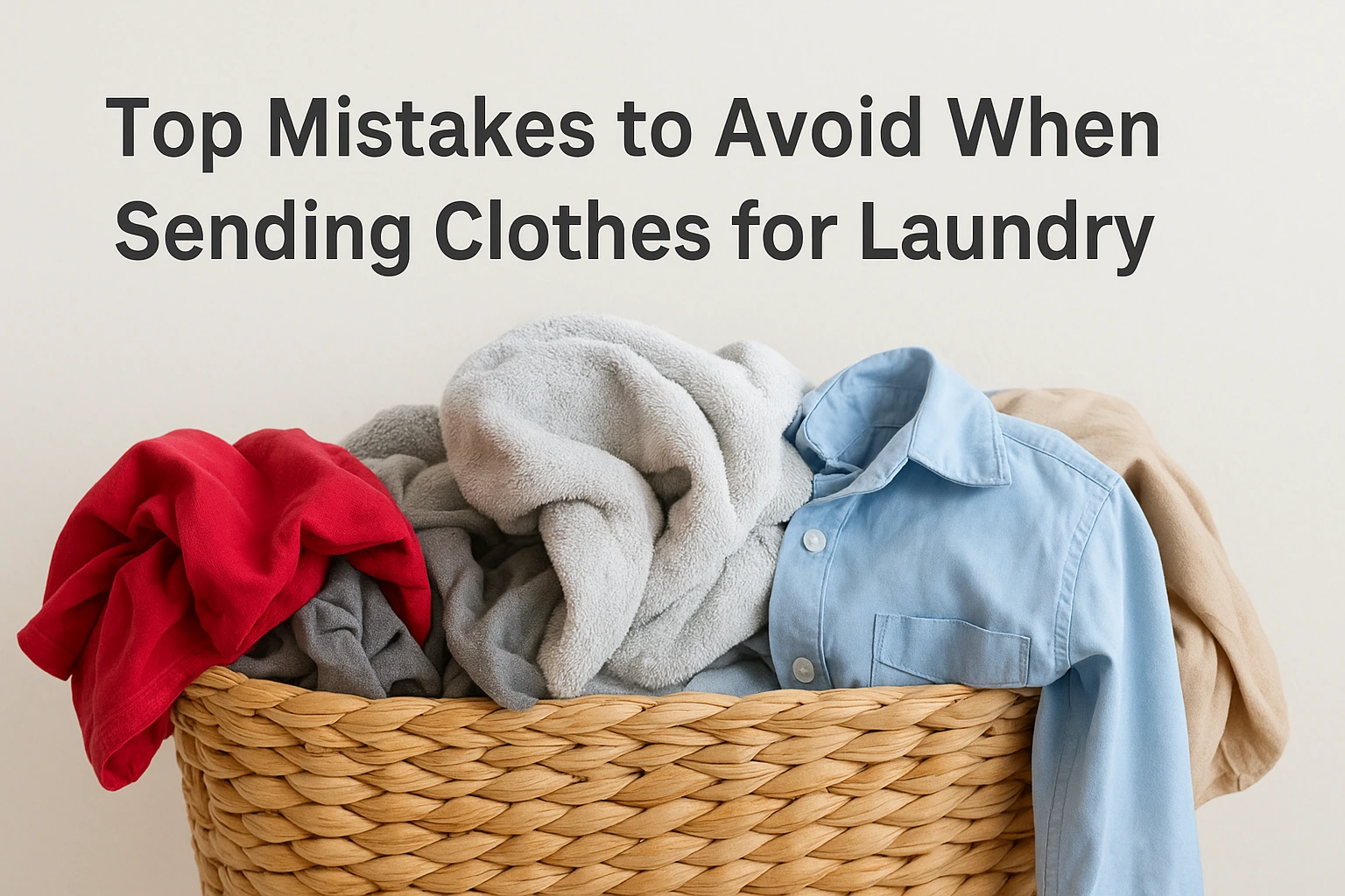 Mistakes to Avoid When Sending Clothes for Laundry
